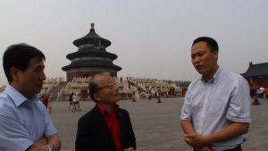 Mr. Kawai and Mr. Iida visited China to see the energy revolution in China.